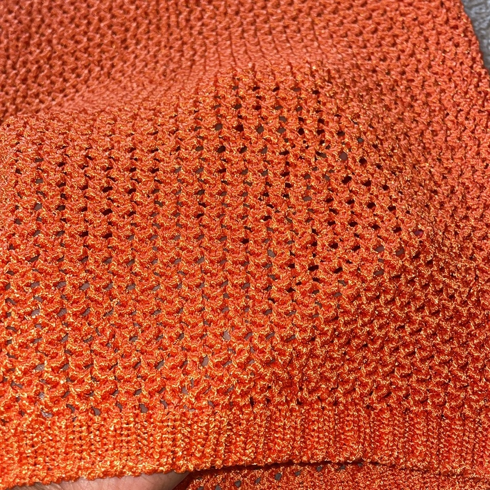 Mango Orange Cowl Neck Blouse ⛵️ - Picture 3 of 5